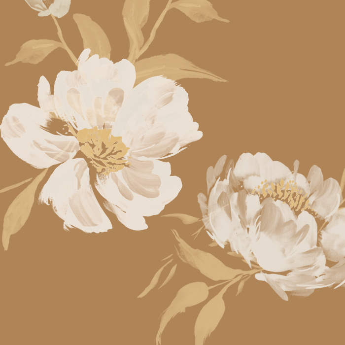Update the look of any room in your home with our Painted Peonies Peel And Stick Removable Wallpaper.