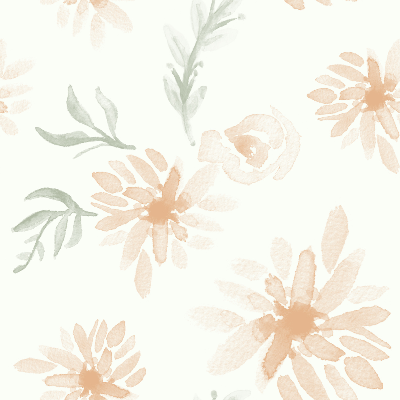 Vintage Garden Florals Wallpaper