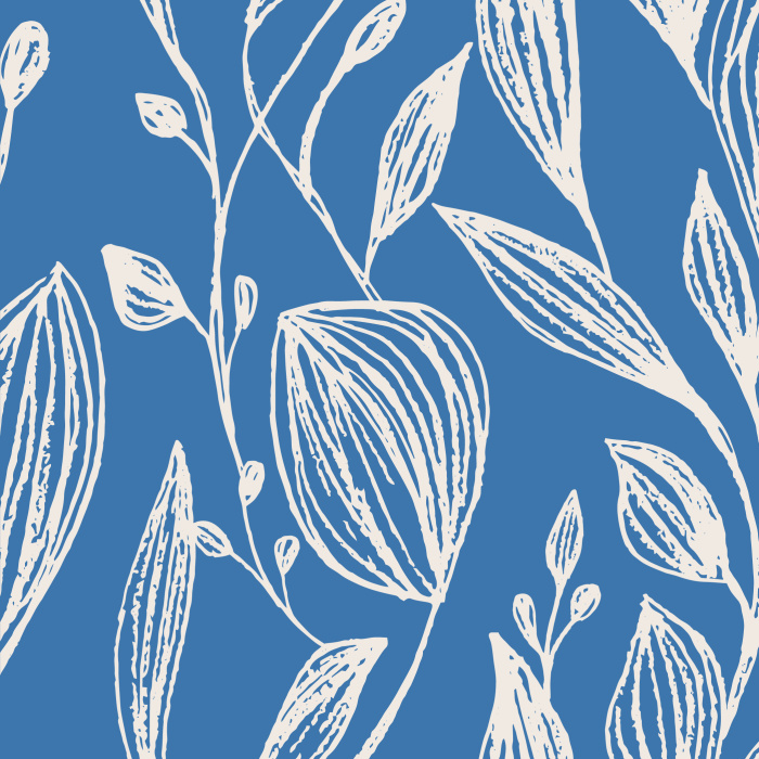 Add a neutral accent to any wall in the interior of your home with our Penciled Leaves Peel And Stick Removable Wallpaper.