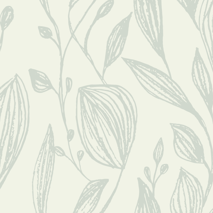 Add a neutral accent to any wall in the interior of your home with our Penciled Leaves Peel And Stick Removable Wallpaper.