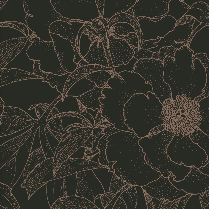 Black Peel and Stick Removable Wallpaper | 2023 Designs
