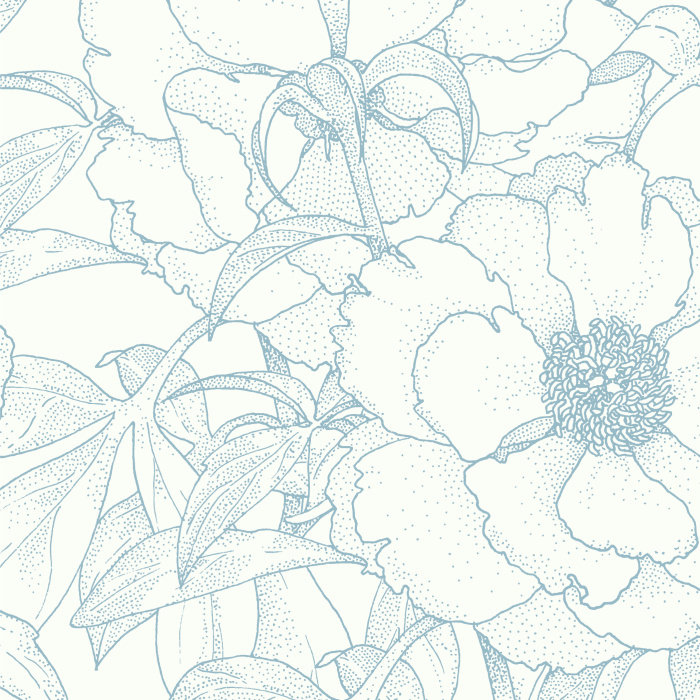 Add a classic touch to the interior home with the floral pattern used in our Vintage Anemones Peel And Stick Removable Wallpaper.