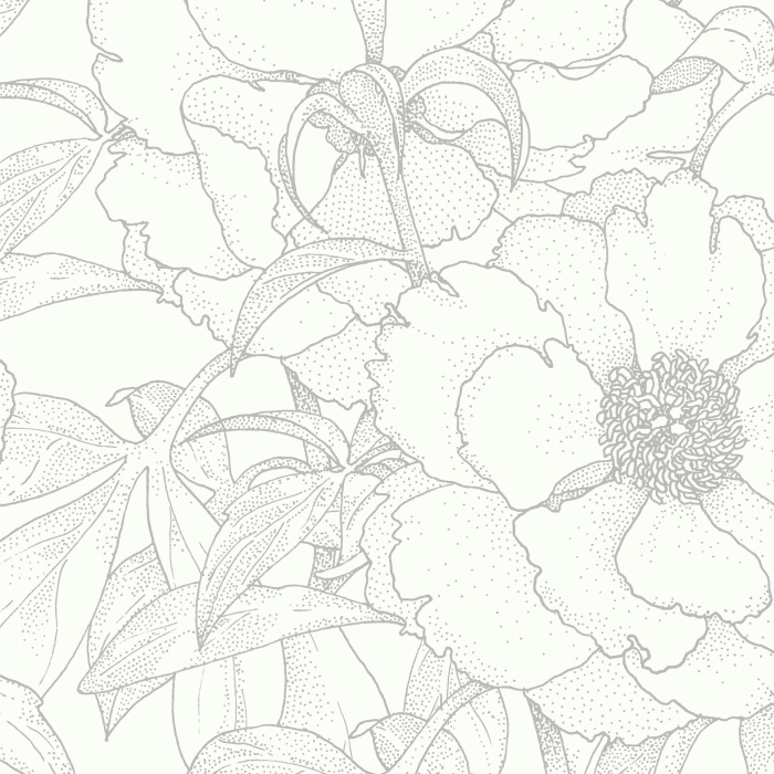 Add a classic touch to the interior home with the floral pattern used in our Vintage Anemones Peel And Stick Removable Wallpaper.