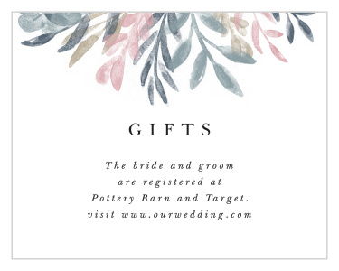 Make finding the perfect wedding gift easier for your guests with our Sweetly Framed Registry Cards.