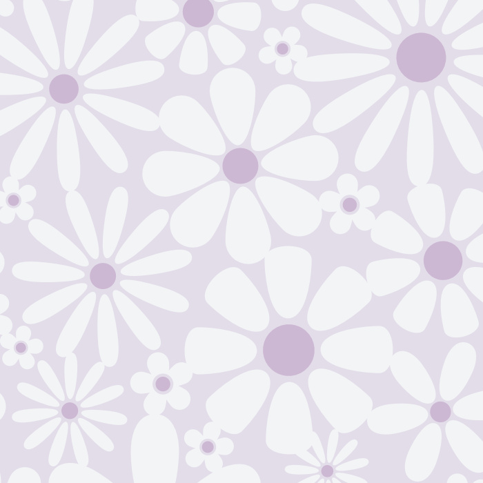Add a cute accent wall of daisies to your interior with our Nostalgic Flowers Peel And Stick Removable Wallpaper.