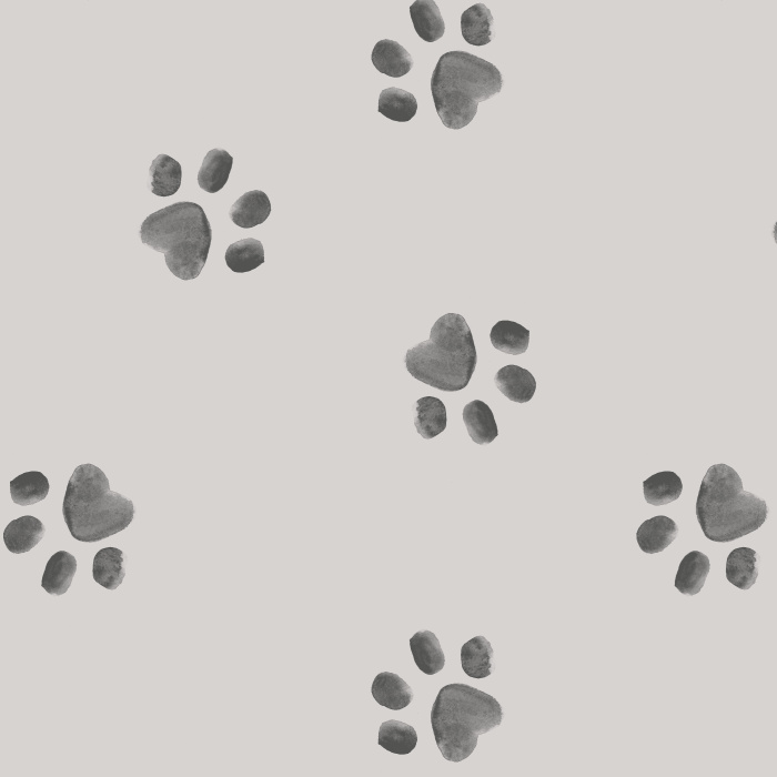 Dog lovers will not be able to resist the look of our Playful Paws Peel And Stick Removable Wallpaper!
