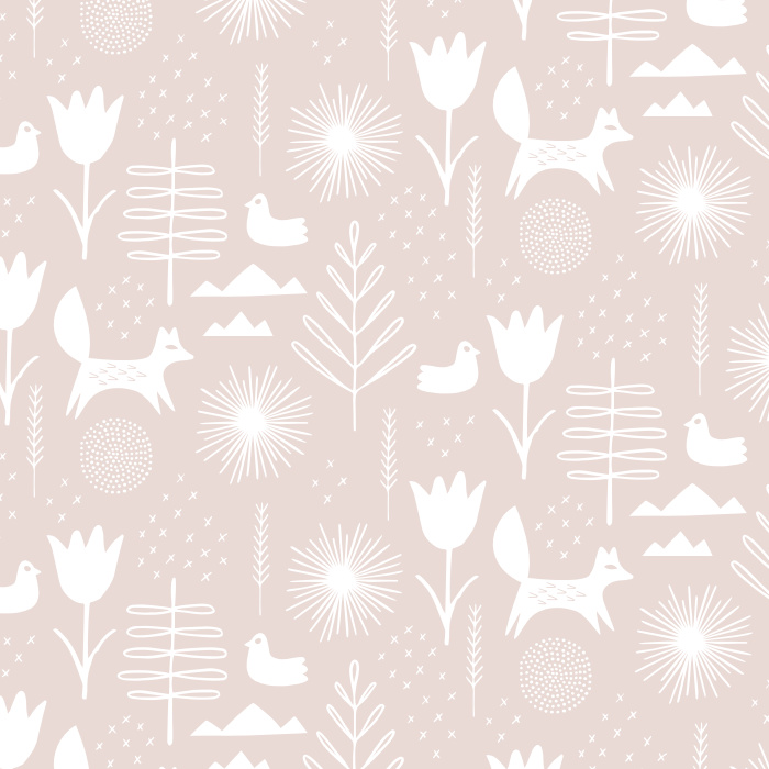 Completely transform your space with our Forest Fox Wallpaper.