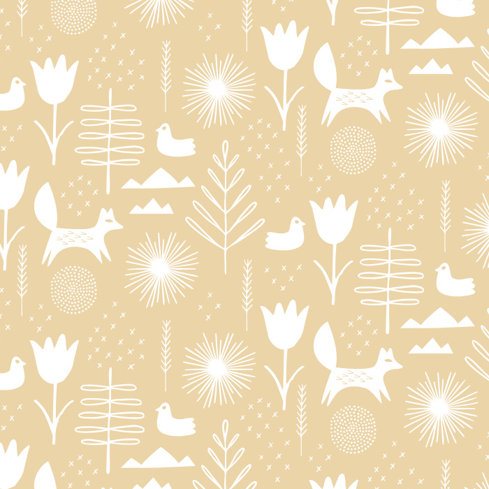 Completely transform your space with our Forest Fox Wallpaper.