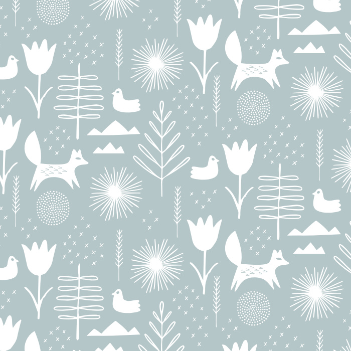 Completely transform your space with our Forest Fox Wallpaper.