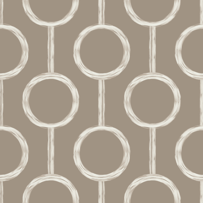 Completely transform your space with our Textured Rings Wallpaper. 