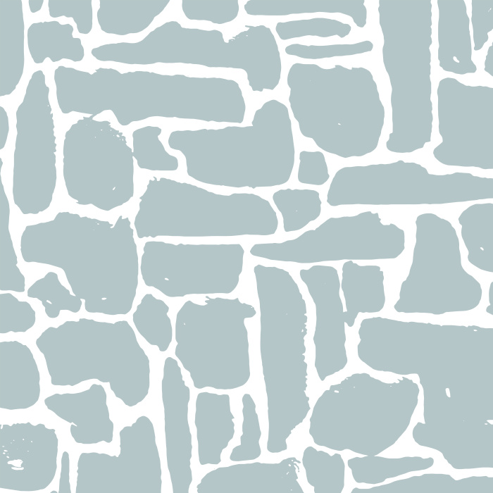 Create an iconic look for your home with our Stamped Blocks Wallpaper. 