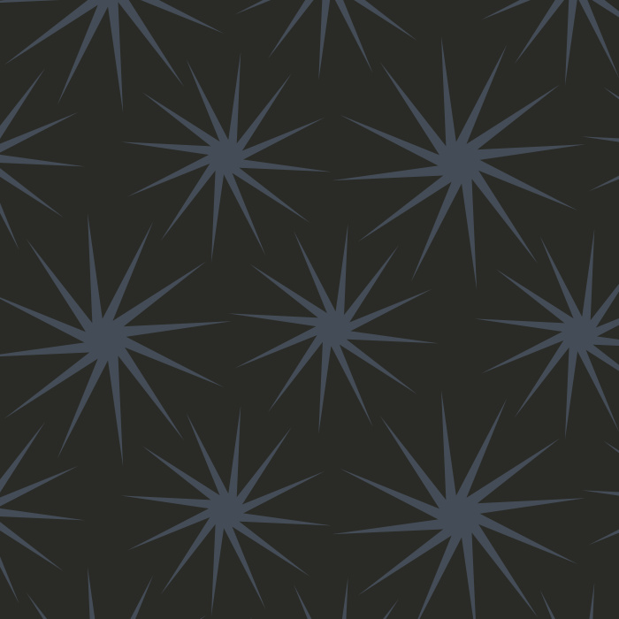 The Celestial Bursts Peel And Stick Removable Wallpaper will add a pop of pattern to any wall in your interior. 