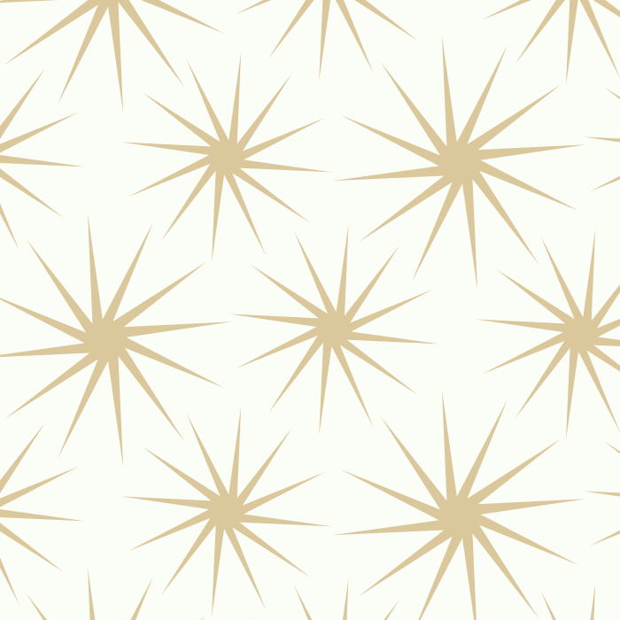 The Celestial Bursts Peel And Stick Removable Wallpaper will add a pop of pattern to any wall in your interior.