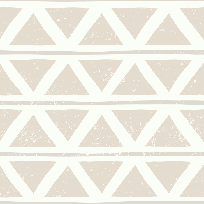 Create a playfully bohemian atmosphere with our Distressed Diamonds Wallpaper.