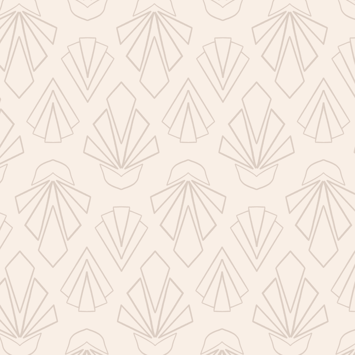 Deco Shapes Wallpaper