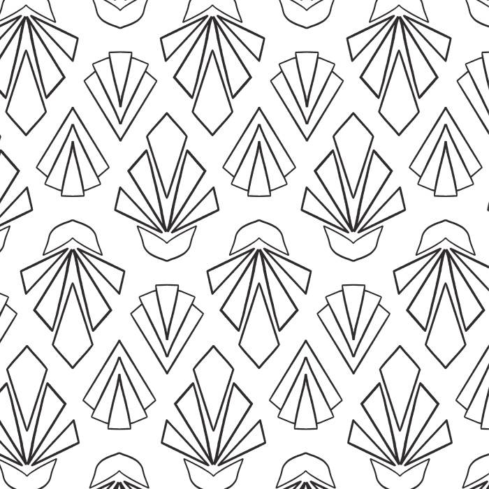 Our Deco Shapes Peel And Stick Removable Wallpaper is sure to make a statement on any wall in your home.