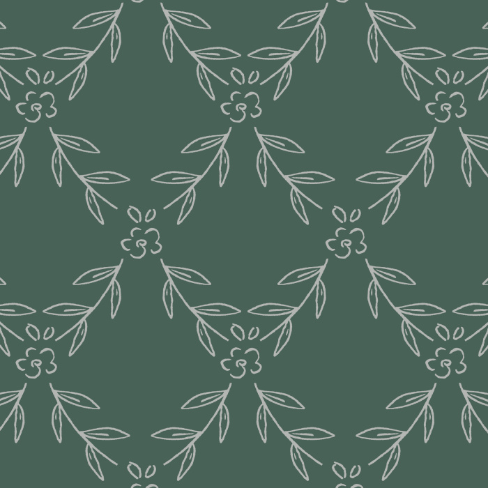 Add a touch of nature to your walls with our Lovely Laurels Peel And Stick Removable Wallpaper.