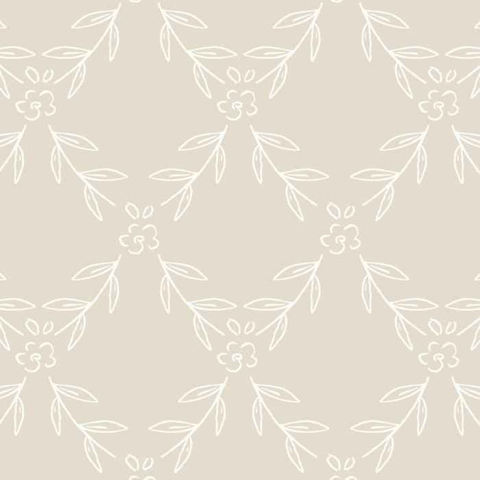 Add a touch of nature to your walls with our Lovely Laurels Peel And Stick Removable Wallpaper.
