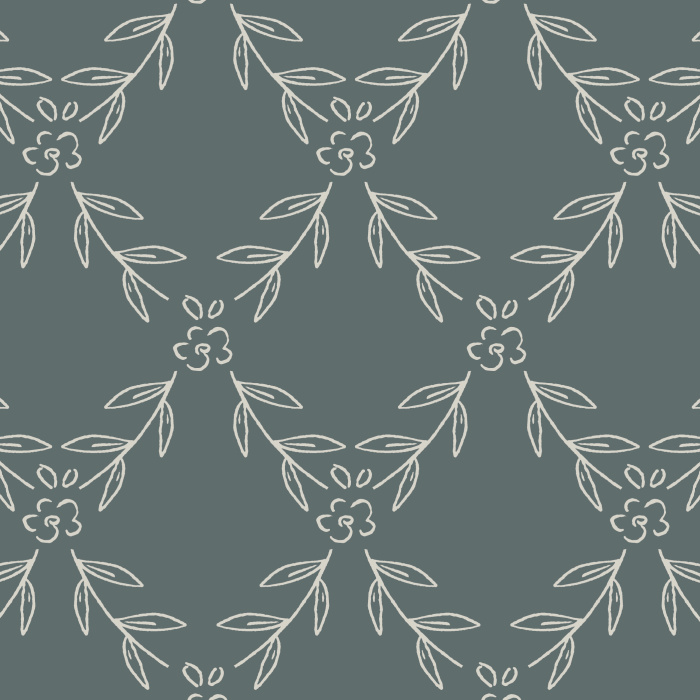 Add a touch of nature to your walls with our Lovely Laurels Peel And Stick Removable Wallpaper.