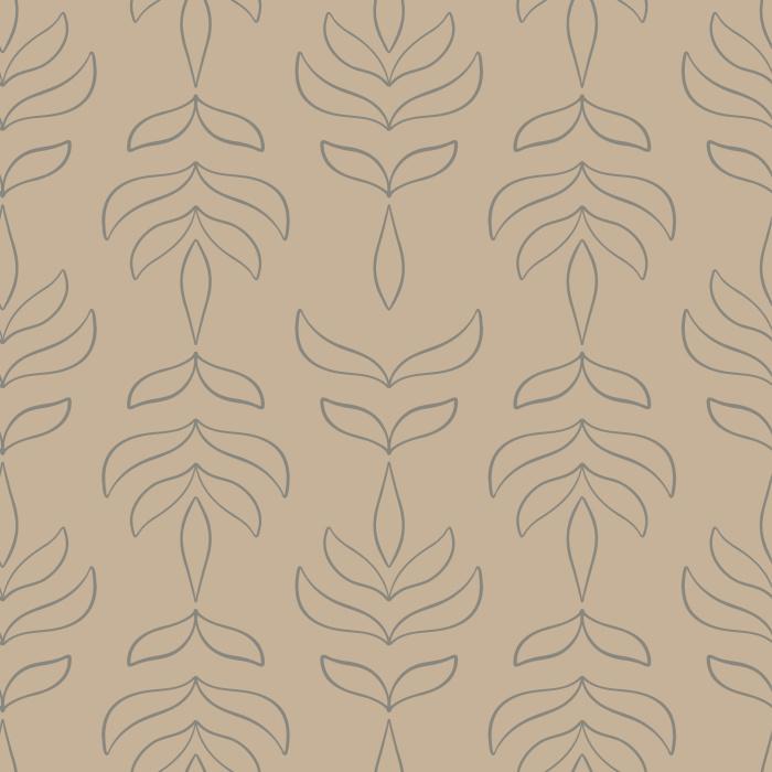 Add a botanical element to your home by adding the Organic Leaves Peel And Stick Removable Wallpaper to any wall in your interior.