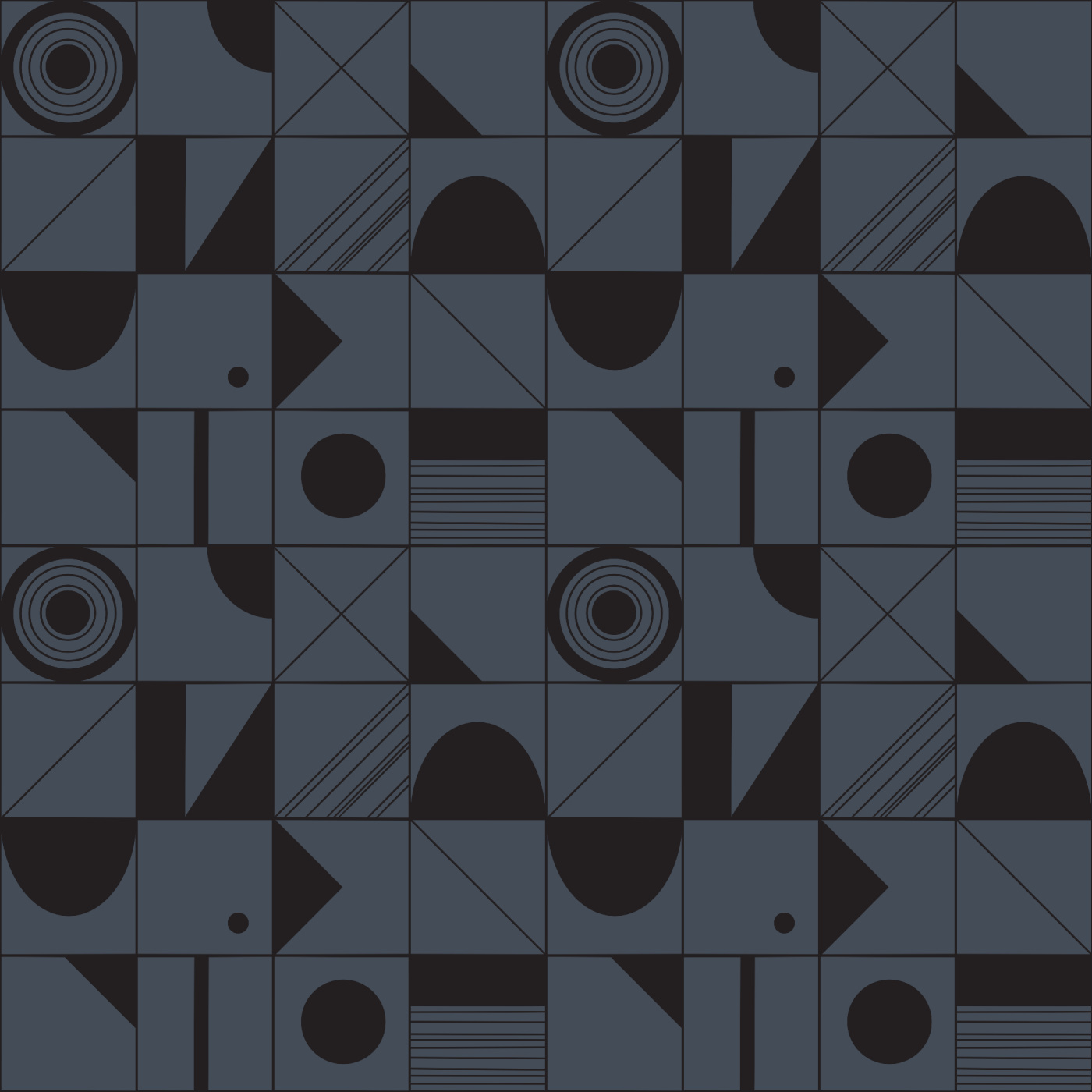 Playful Grid Wallpaper