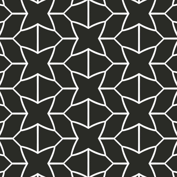 The Mosaic Starbursts Peel And Stick Removable Wallpaper will spruce up any wall in your interior.
