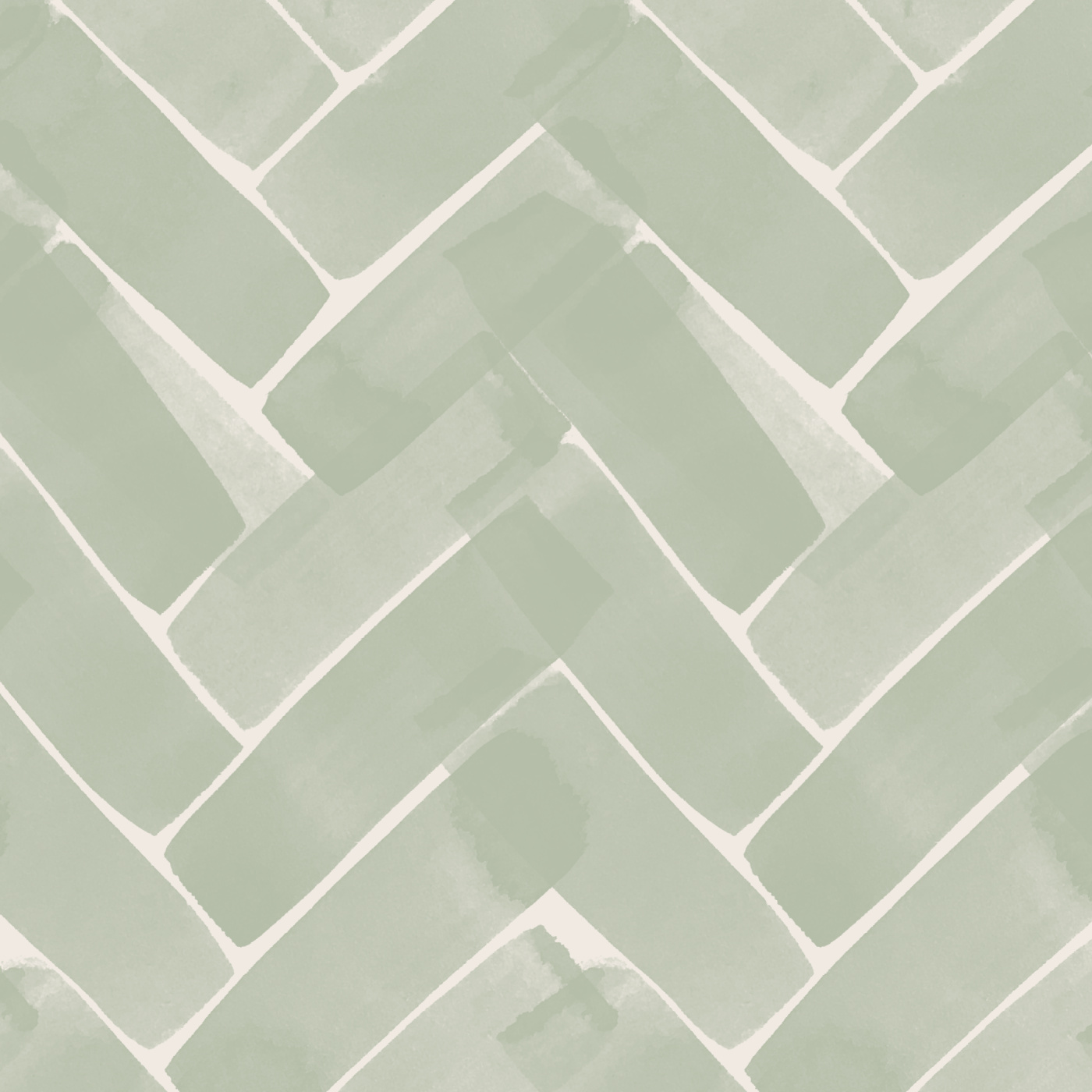 Watercolor Herringbone Wallpaper