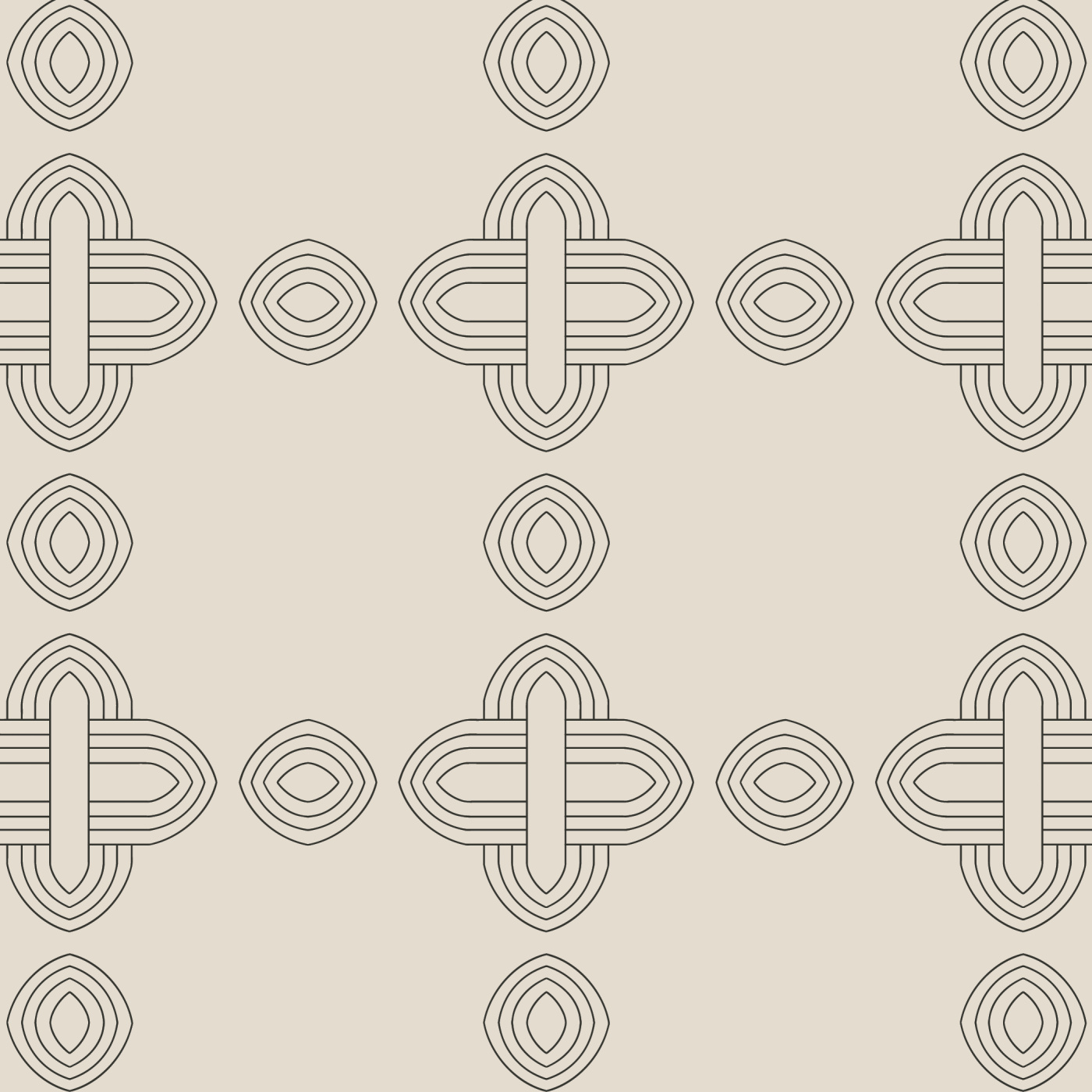 Crosswork Tiles Wallpaper