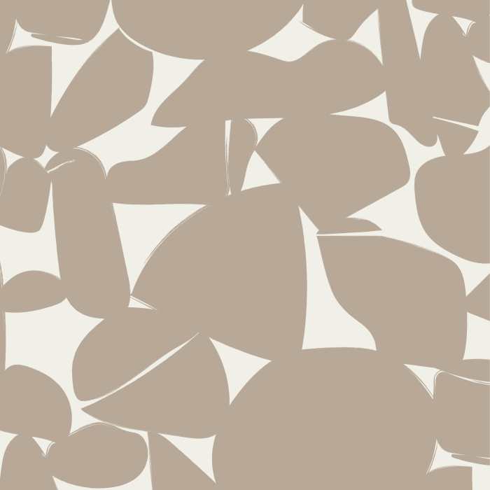 Add a contemporary look to any wall in your interior with our Stacked Pebbles Peel And Stick Removable Wallpaper. 