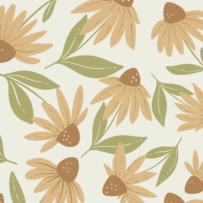 Spruce up any room with our stunning Black Eyed Susans Wallpaper. 
