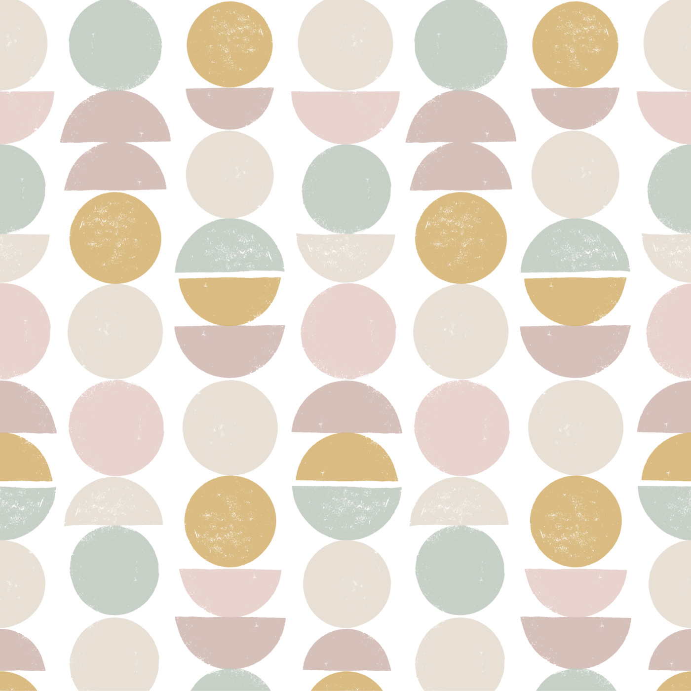 Stamped Shapes Peel And Stick Removable Wallpaper | Love vs. Design