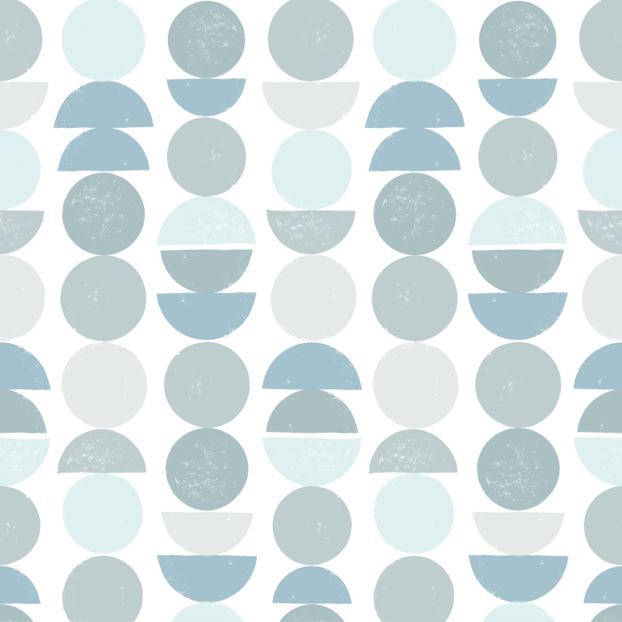 Add a fun touch to your nursery or playroom with our Stamped Shapes Peel and Stick Removable Wallpaper. 