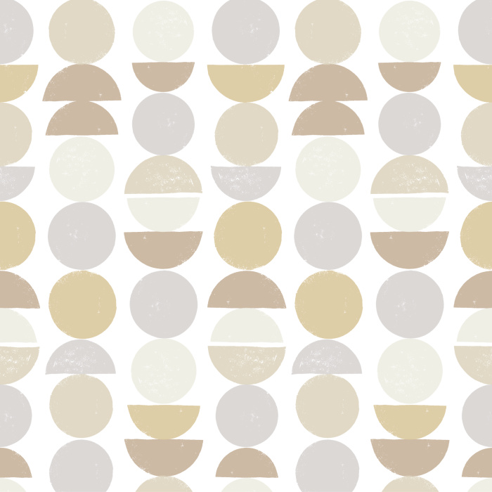 Add a fun touch to your nursery or playroom with our Stamped Shapes Peel and Stick Removable Wallpaper. 
