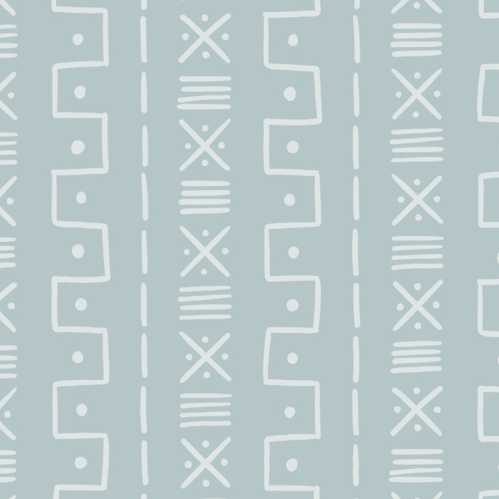 Our Mudcloth Pattern Peel And Stick Removable Wallpaper is sure to create a unique accent wall for any room in your home.