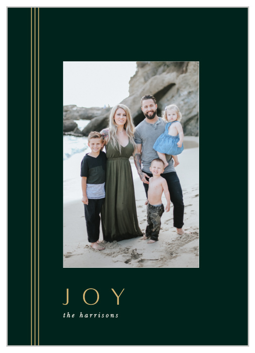 Share your holiday spirit with family and friends when you send out our Minimal Timeless Holiday Cards.