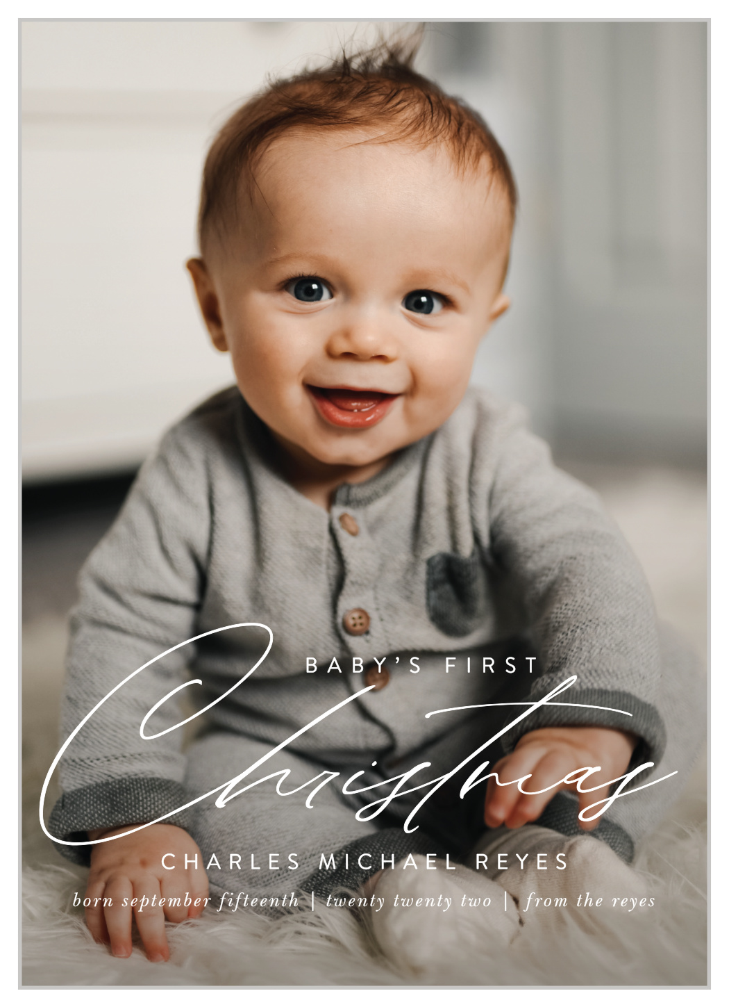 Baby's First Christmas Cards