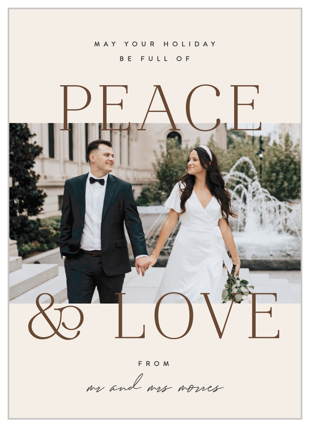 Peaceful Love Holiday Cards