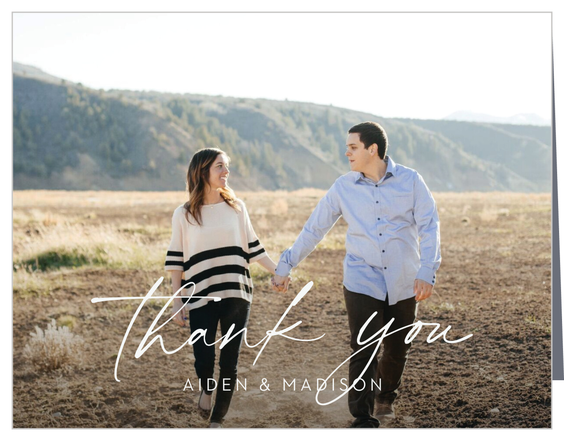 Custom Wedding Thank You Cards