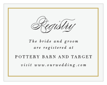 Inform family and friends where you would like your wedding gifts from with our Polka Dot Passion Registry Cards.
