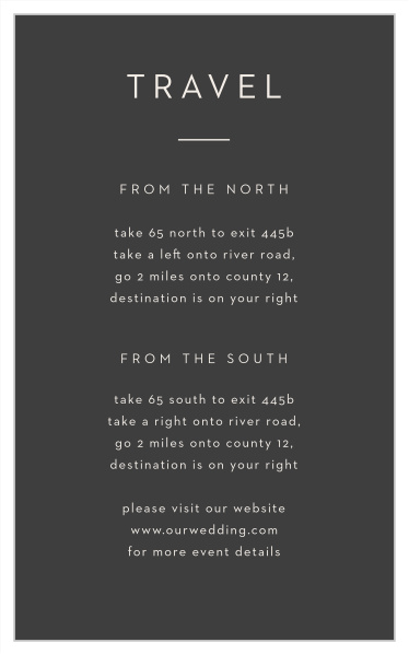 Help everyone find their way to your venue with our Party Party Direction Cards.