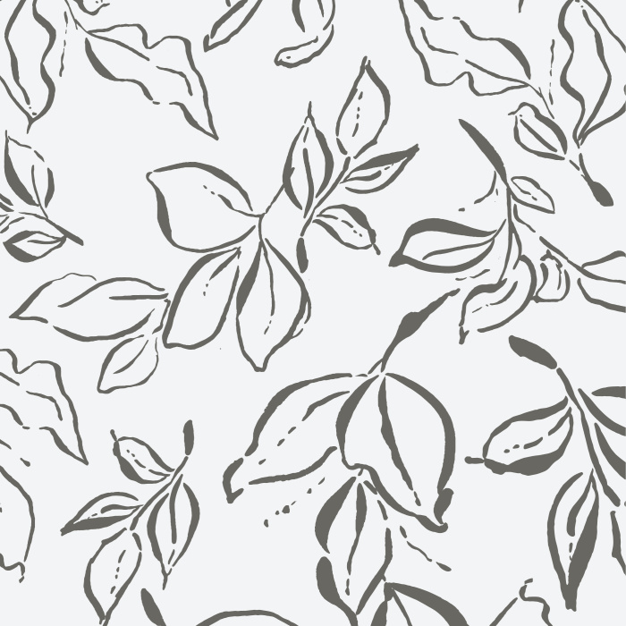 Add a botanical touch to any wall in your home with our Winter Leaves Peel And Stick Removable Wallpaper.