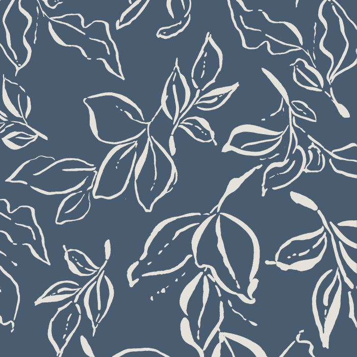 Add a botanical touch to any wall in your home with our Winter Leaves Peel And Stick Removable Wallpaper.