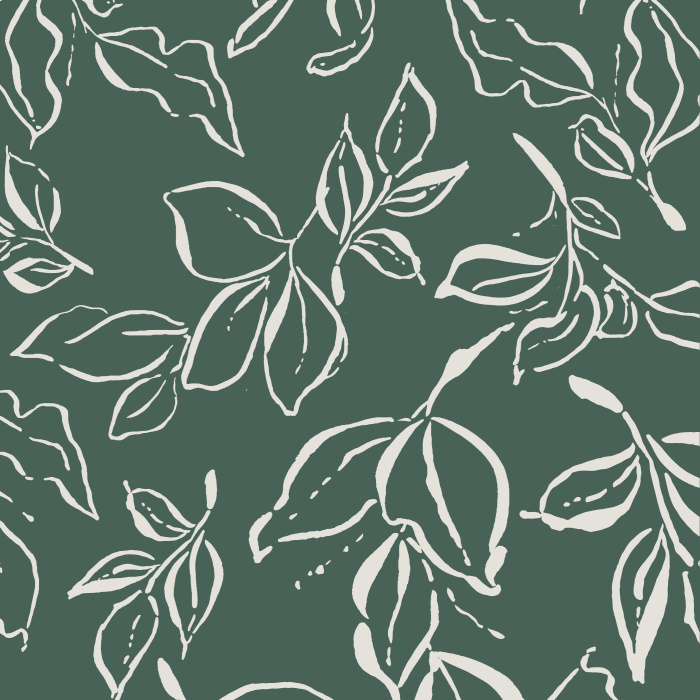 Add a botanical touch to any wall in your home with our Winter Leaves Peel And Stick Removable Wallpaper.