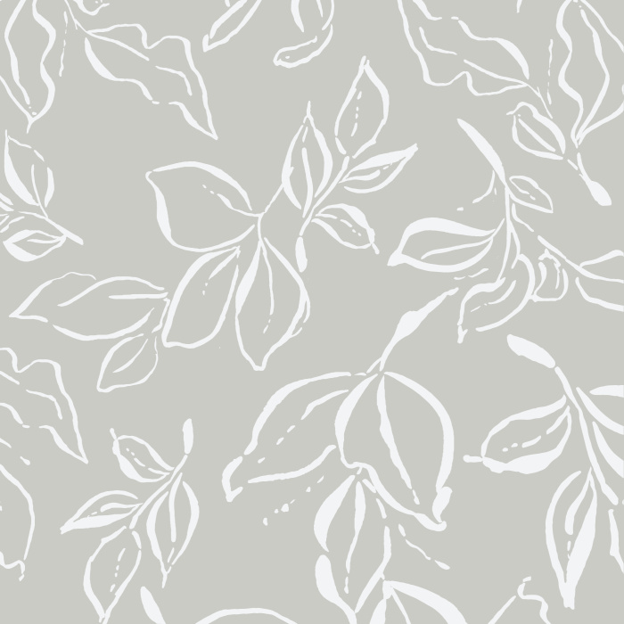Add a botanical touch to any wall in your home with our Winter Leaves Peel And Stick Removable Wallpaper.