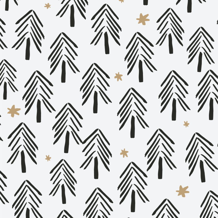 Add a cute botanical design to your child's walls with our Winter Trees Peel And Stick Removable Wallpaper.