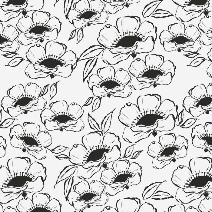 Create a classic floral statement on any wall in your home with our Anemone Flowers Peel And Stick Removable Wallpaper. 
