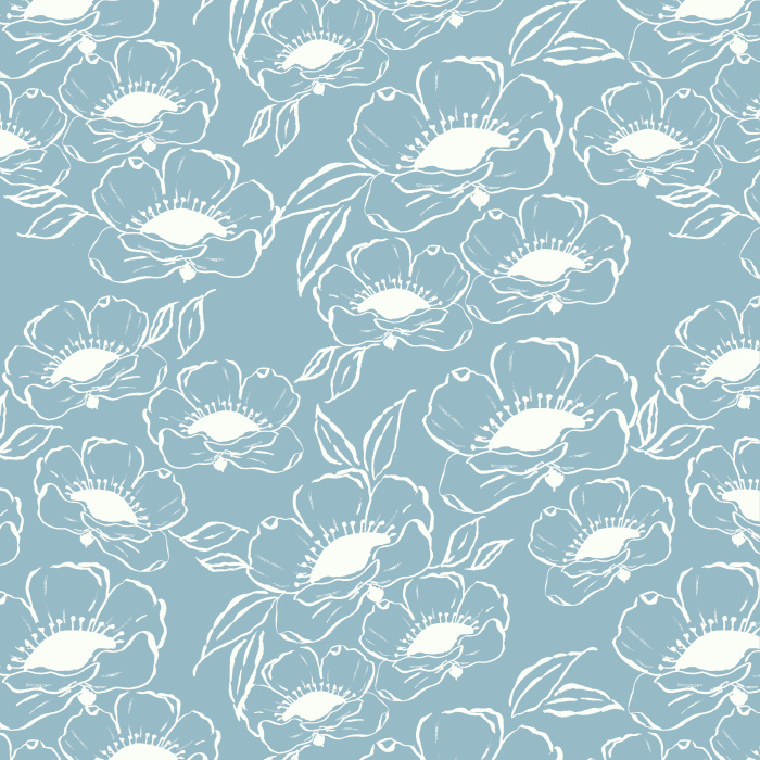 Create a classic floral statement on any wall in your home with our Anemone Flowers Peel And Stick Removable Wallpaper. 