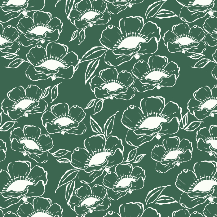 Create a classic floral statement on any wall in your home with our Anemone Flowers Peel And Stick Removable Wallpaper.