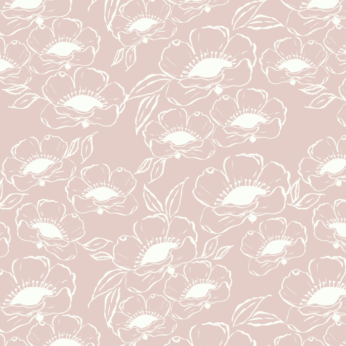 Create a classic floral statement on any wall in your home with our Anemone Flowers Peel And Stick Removable Wallpaper.