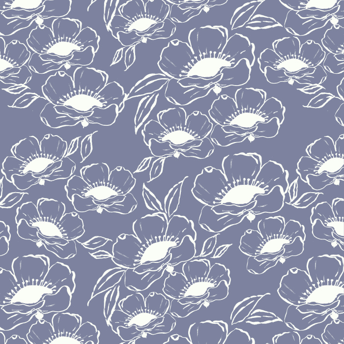 Create a classic floral statement on any wall in your home with our Anemone Flowers Peel And Stick Removable Wallpaper.